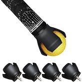Shu-Ran Golf Ball Retriever, 4 Pack Golf Ball Grabber Picker for End of Putter, Durable Golf Ball Retriever Pick Up Tool for Putter Grip
