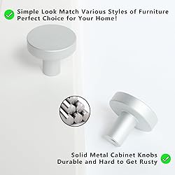 HANIHUA 10 Pack Kitchen Cabinet Knobs, Solid
