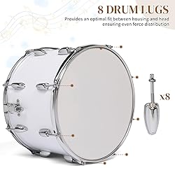 Ktaxon 14 x10 inches Marching Drum, Snare Drums