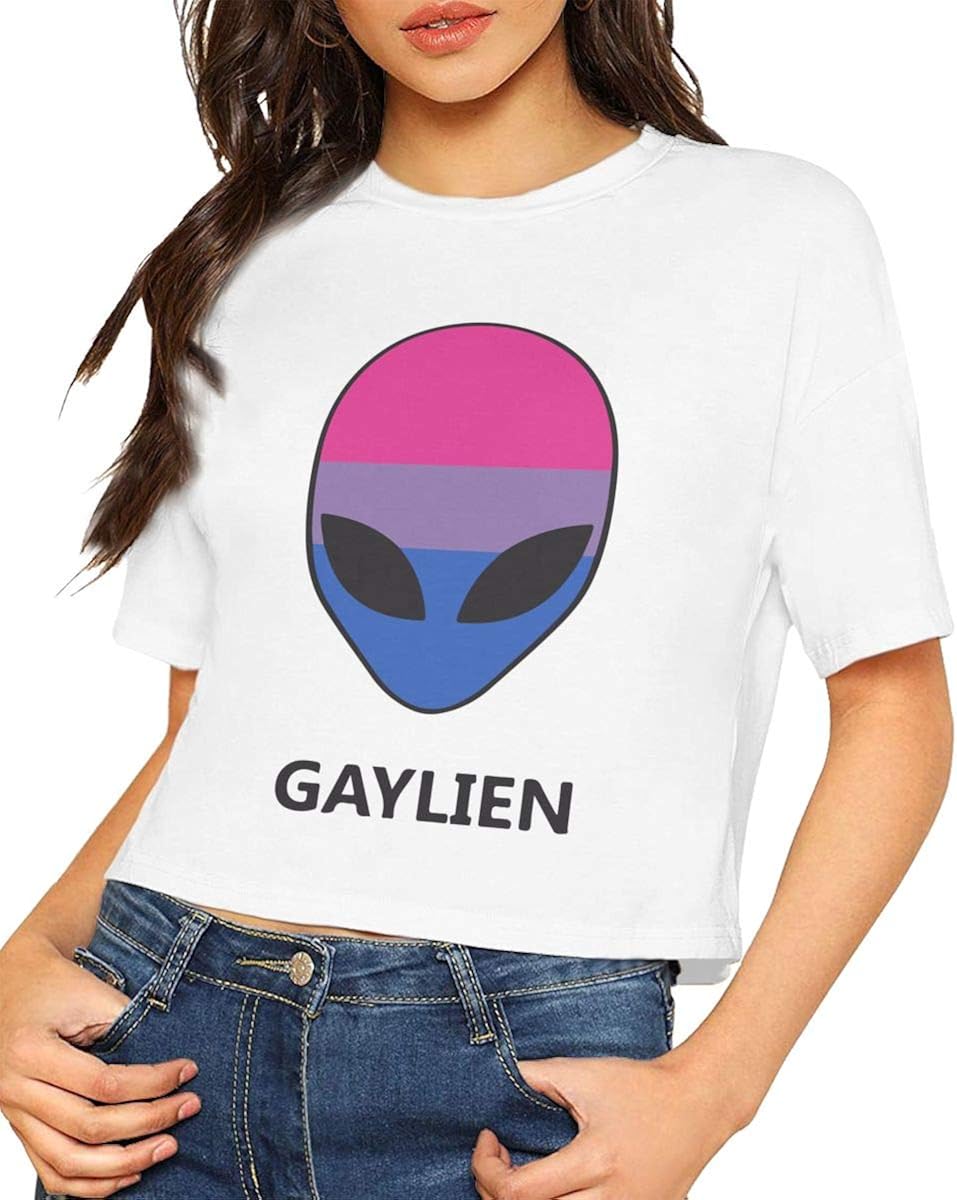 alien crop top rave