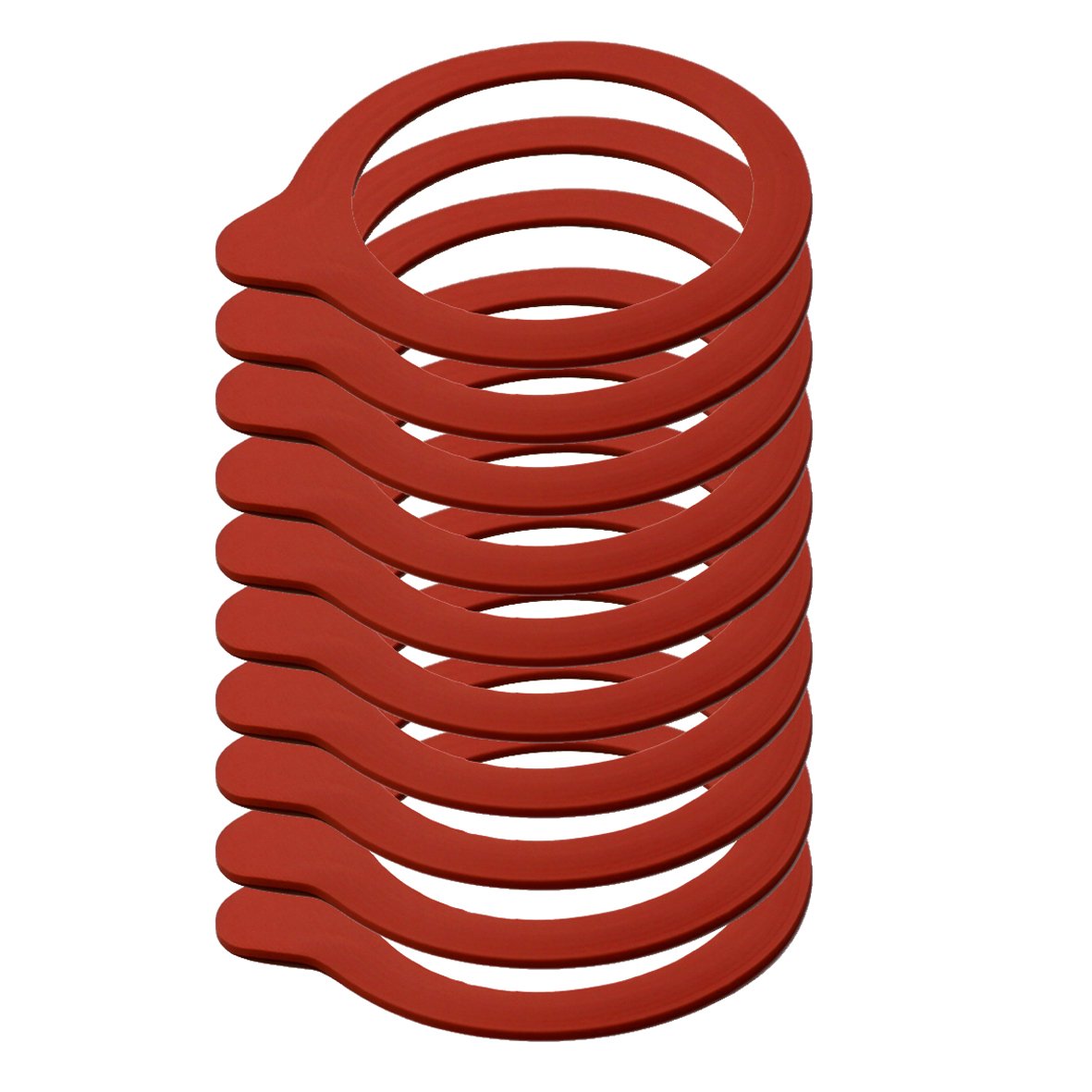 2 x 10 ring seals for preserving jars, 94 x 108 mm.
