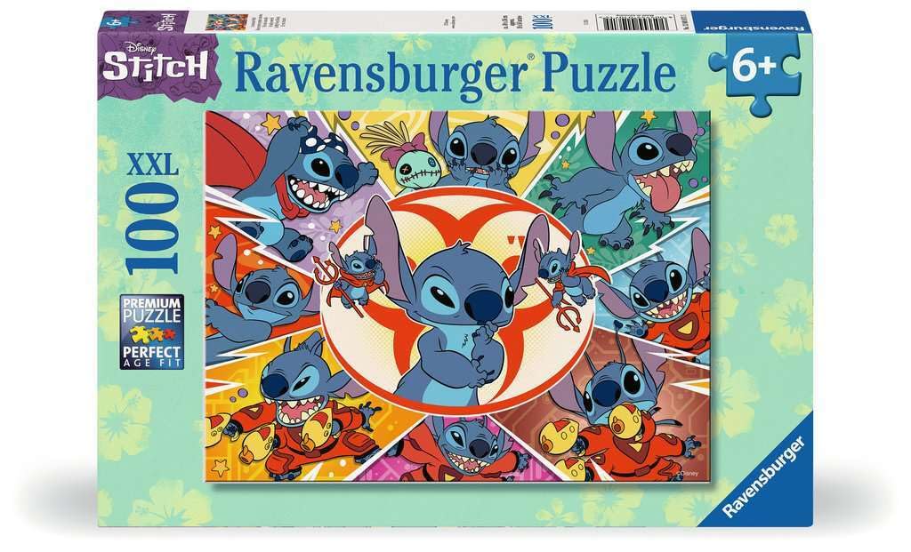 Ravensburger Disney Stitch Lilo Jigsaw Puzzle for Kids Age 6 Years Up - 100 Pieces XXL