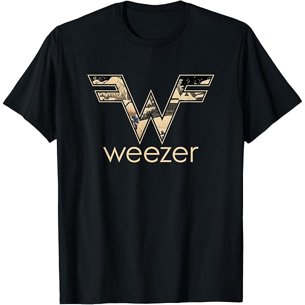 Amazon.com: Weezer Black Unisex T-Shirt - Small - Short