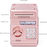 Thedttoy Electronic Piggy Bank Rose Gold Password Money Safe Kids 3+ view 2