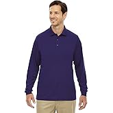 Ash City Core 365 Mens Pinnacle Performance Long Sleeve Pique Polos (88192)