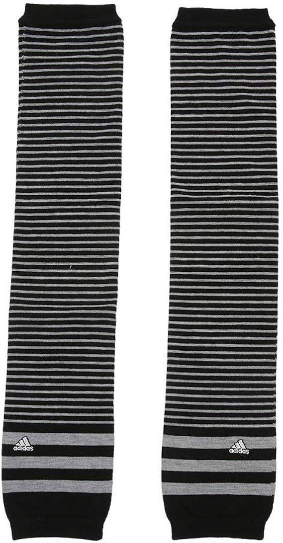 Amazon Co Jp アディダス Adidas レディース サムホール付きストライプuvアームカバー Ccs17 ブラック 服 ファッション小物