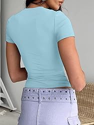 Abardsion Women's Casual Basic Going Out Crop Tops