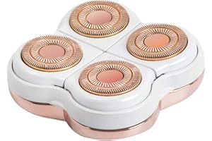 tuokiy Legs Hair Remover Replacement Heads For Finishing Touch Flawless Legs Women's Hair Remover Rose Gold