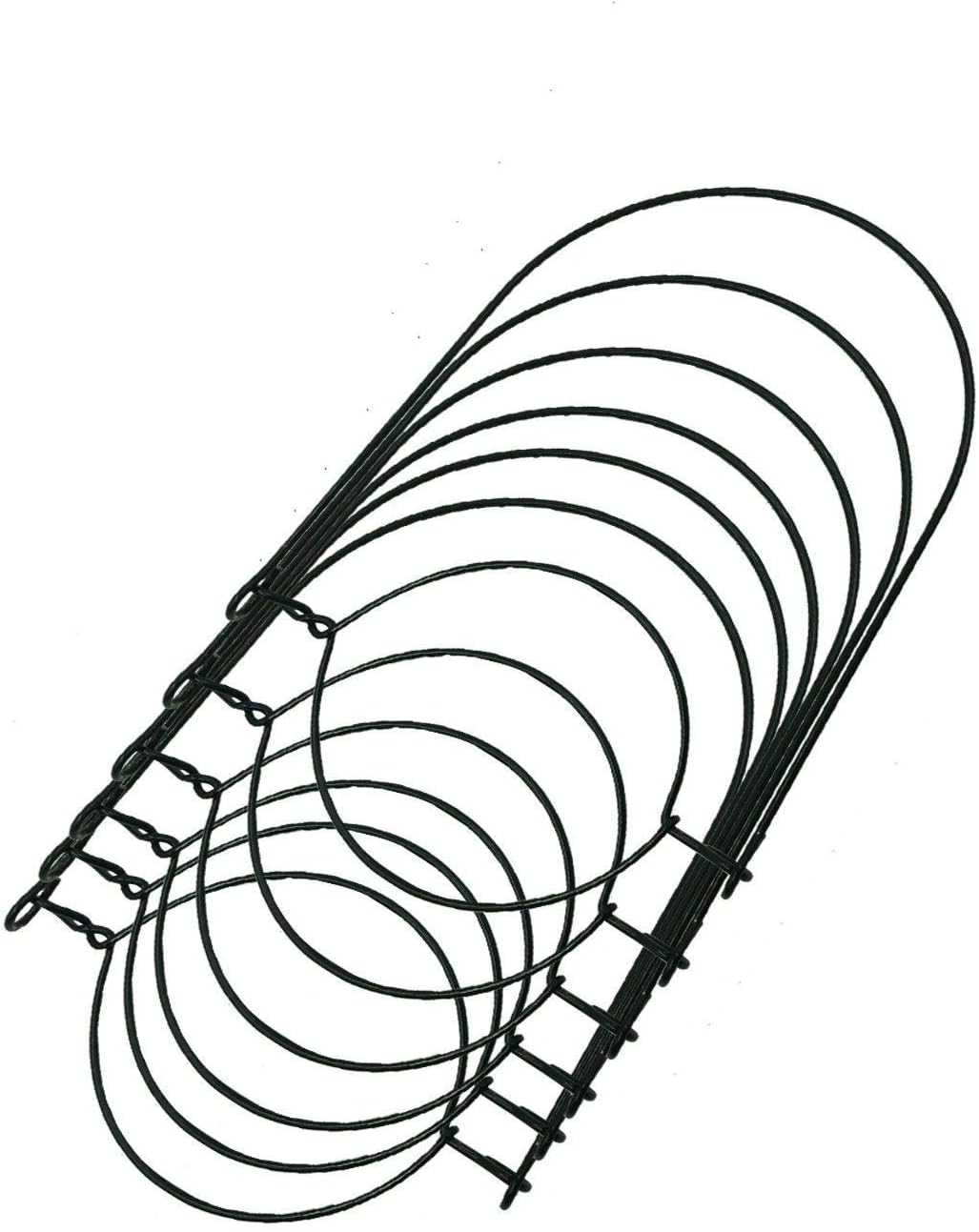 THINKCHANCES Rust Resistant Black Stainless Steel Wire Handles Hangers (Handle-Ease) for Mason, Ball, Canning Jars (6 Pack, Wide mouth)