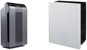 Winix 5300-2 Air Purifier with True HEPA, PlasmaWave and Odor Reducing Carbon Filter & Winix 115115 True HEPA Plus 4 Replacement Filter