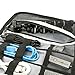 ElecTrek Products Roll-Up Organizer- Compact Water-Resistant Bag organizes and Protects Electronic Accessories Including adaptors, Chargers, USB Drives, Cables and Cords. Perfect for Daily use!