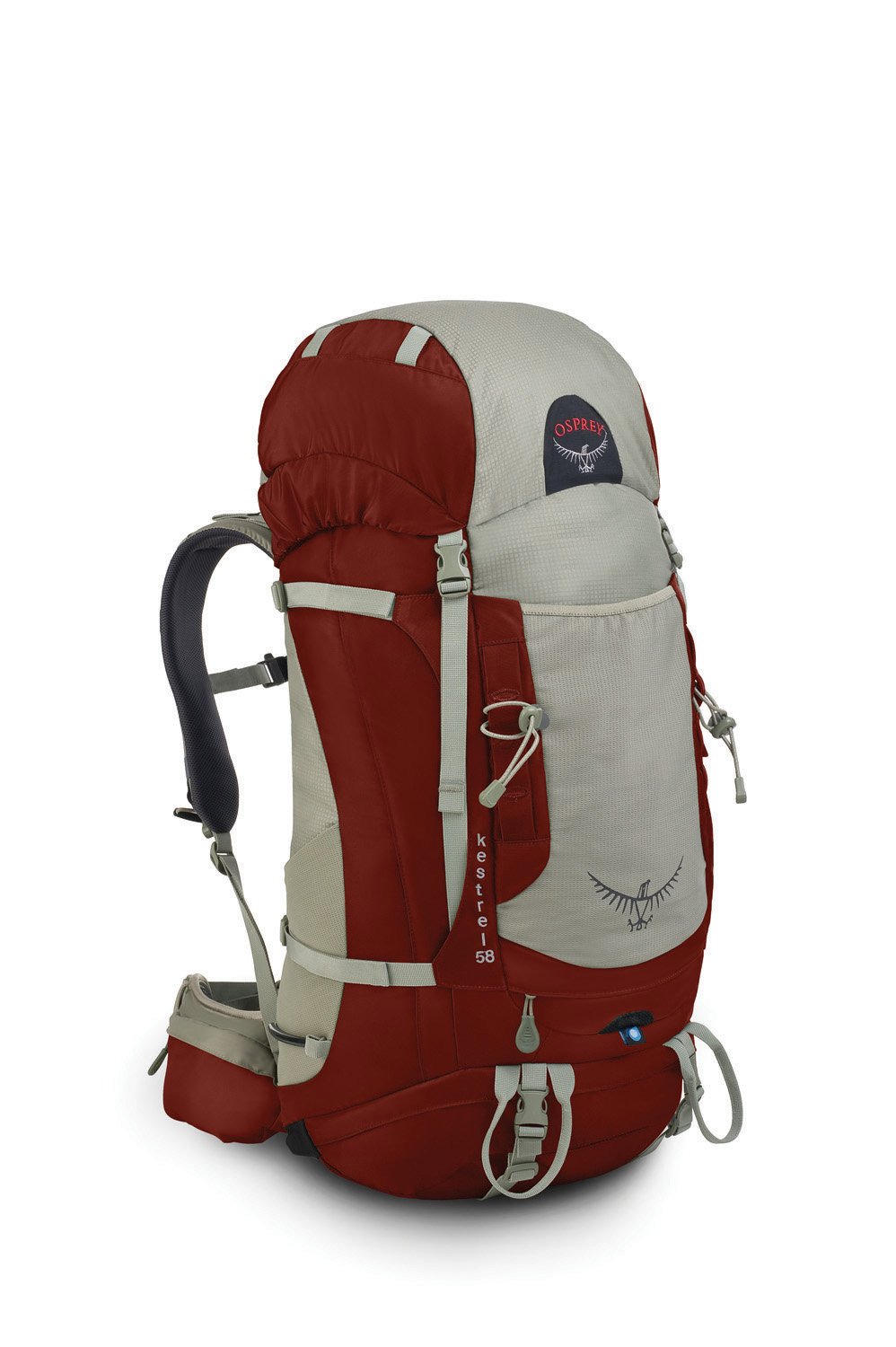 Osprey Kestrel 58 Backpack (Paprika Red, Medium/Large