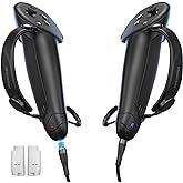 Maecker Charging Controller Grips for Meta Quest 3S for Quest 3 Controller Straps with Rechargeable Battery for Quest 3S/3 Accessories