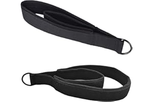 Double Loop Straps, Pilates Double Loop Straps for Reformer - Double Loop Hands Feet Fitness Straps, Home/Gym Pilates Reforme
