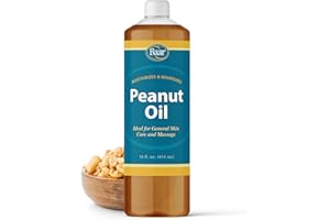 Baar Expeller, Cold Pressed Peanut Oil from Roasted Peanuts Grown in The United States - Kosher - GMO and Solvent Free (16 Ou