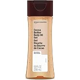 Amazon Essentials Body Oil Gel with Cocoa Butter, Paraben Free, 6.8 fl oz (Pack of 1) (Previously Amazon Basics)