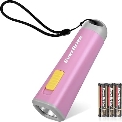 EverBrite Mini LED Flashlight Pink Lightweight 46 g 1 W 25-30 lm