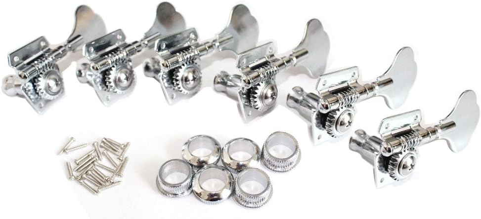 Surfing Chrome 6R Bass Guitar Machine Heads tuning pegs