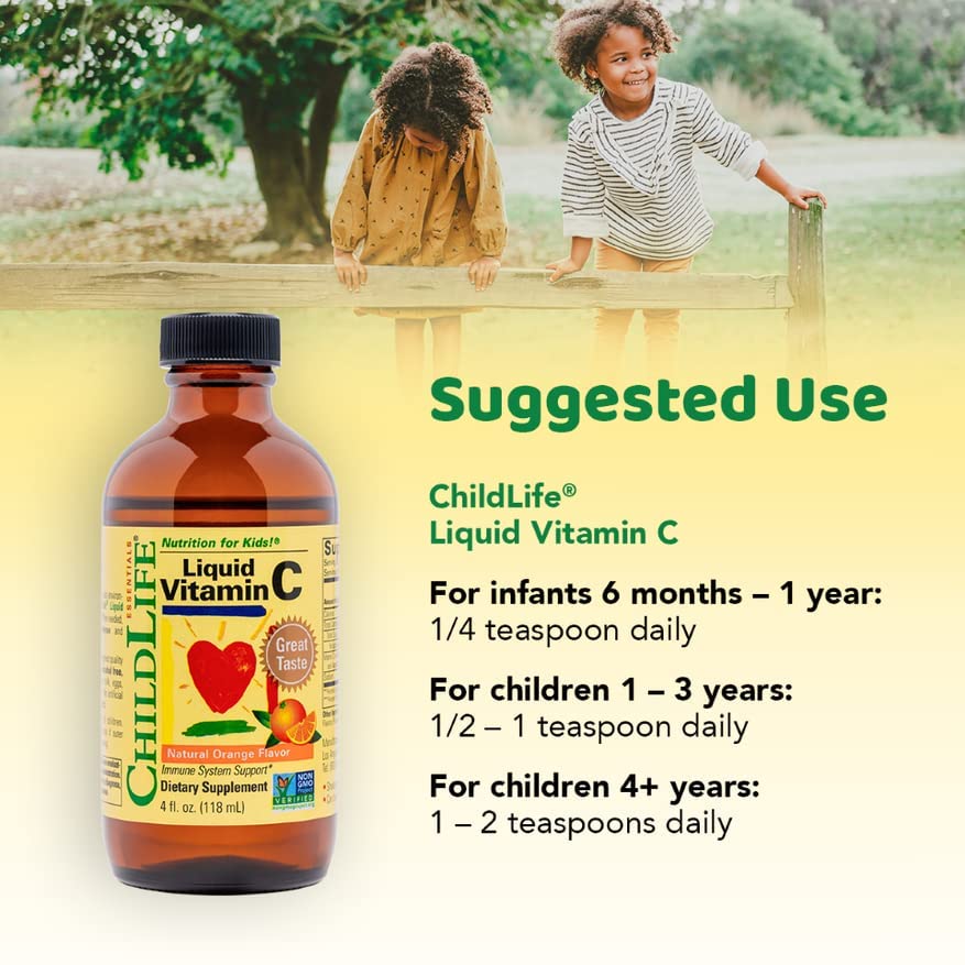 CHILDLIFE ESSENTIALS Liquid Vitamin C Immune Support, Vitamin C