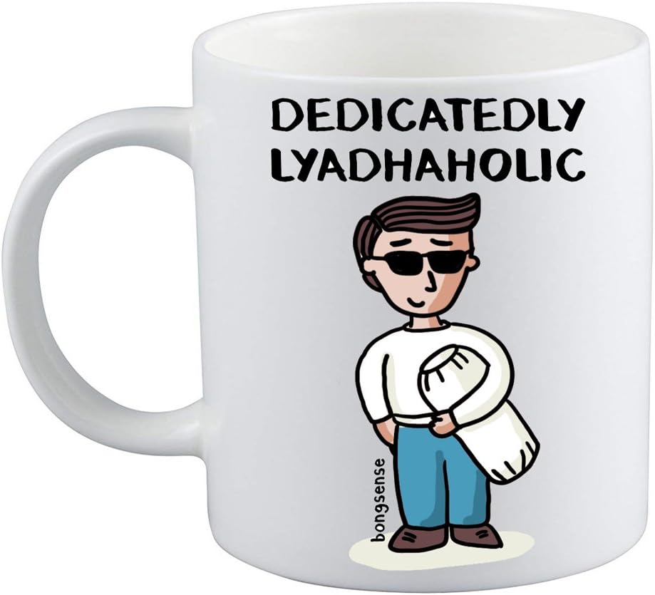 Rare Planet Dedicatedly Lydhaholic Men Bong Sense Coffee Mug