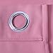 Deconovo Room Darkening Thermal Insulated Blackout Grommet Window Curtain Panel for Living Room, Pink,42x63-inch,1 Panel