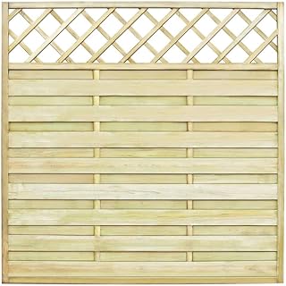 vidaXL Kiefernholz Imprägniert Gartenzaun Spalier Sichtschutzzaun Dichtzaun