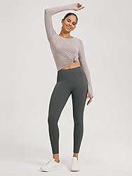 ODODOS 2-Pack 7/8 High Waist Workout Leggings with