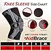 AidBrace Knee Brace Support Sleeve with Patella Support and Side Stabilizers for Meniscus Tear, ACL & LCL Injury Recovery (SINGLE - Large)