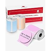 Phomemo Labels,Thermal Round Labels, 1.96'' x 1.96'' (50 x 50mm) Sticker, Strong Self-AdhesiveTape for Logo, Name, Barcode,for Phomemo M220 M110 M108 M250 M260 M221 M120 M200 M150 Printer