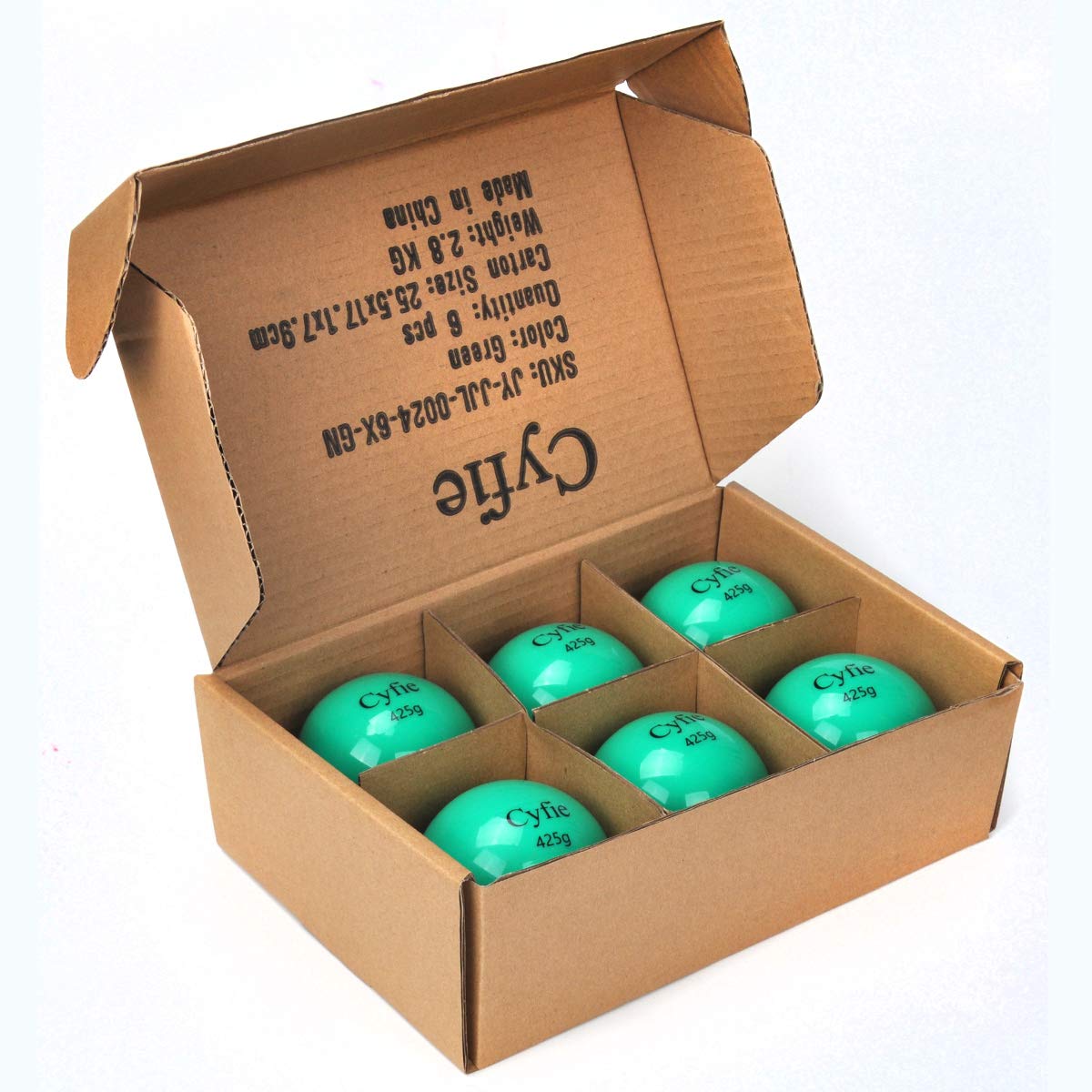 Cyfie 3" Weighted Hitting Batting Balls, 6 Packs Practice Softballs