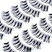 Kenzie Beauty 50 Pairs Wispies False Eyelashes Handmade Natural Lashes Pack