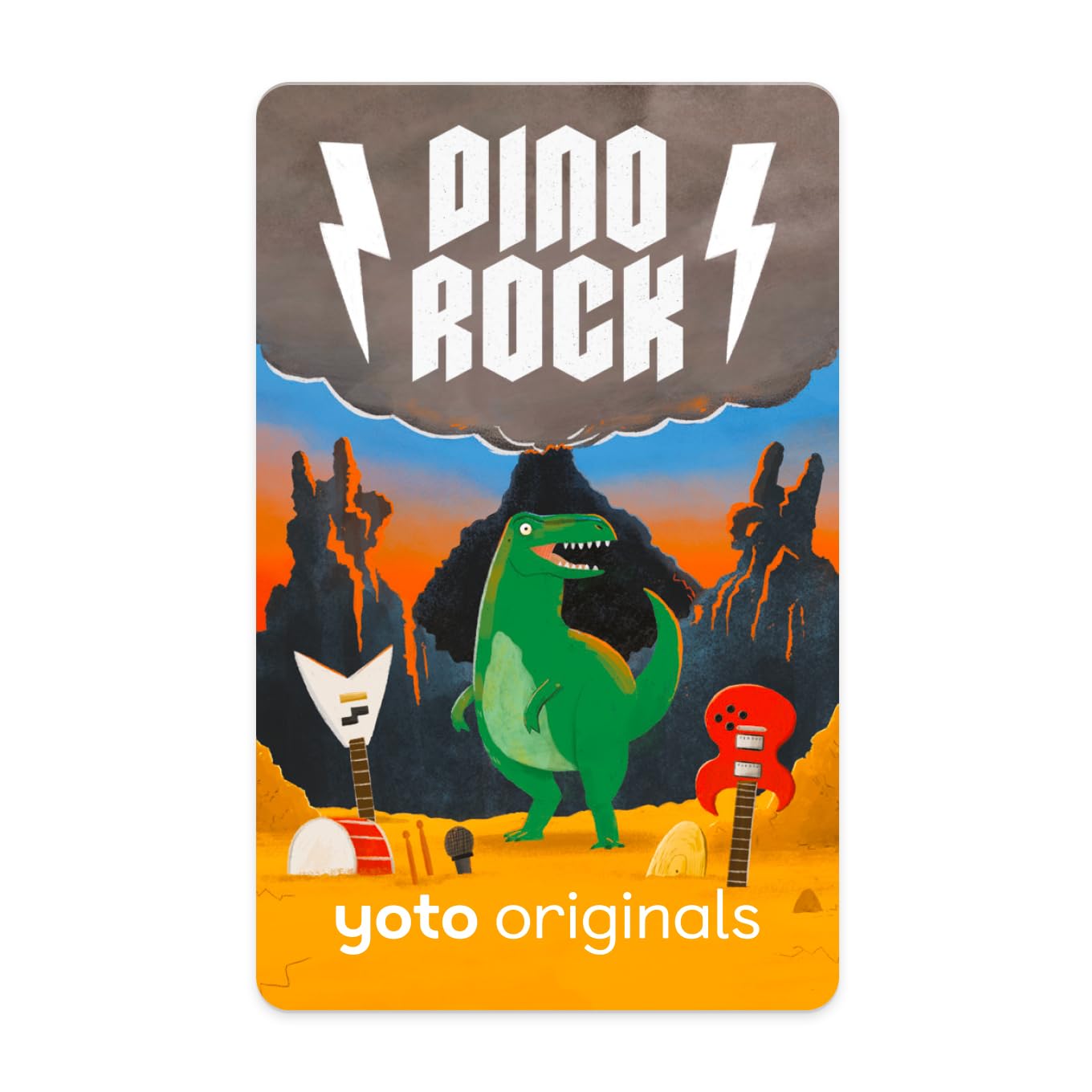 YOTO Dino Rock - Kids Audio Card for Use with