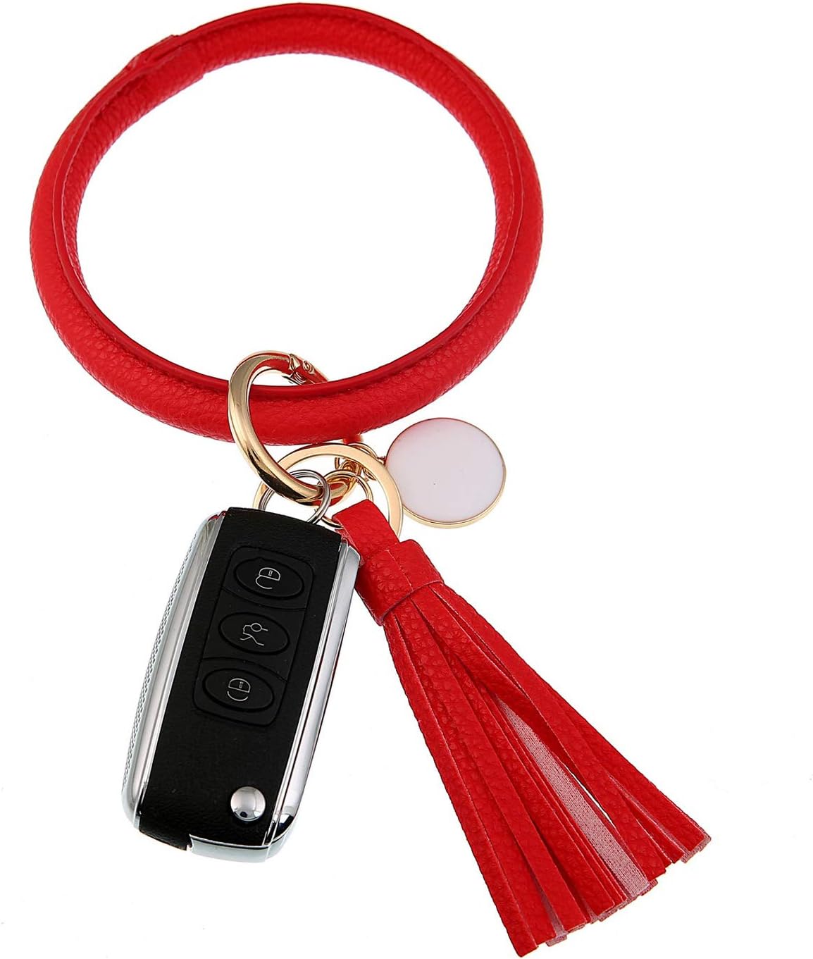 Wristlet Keychain Bracelet Keyring Bangle Key Ring Round Key Chain Ideal Gifts Bracelet