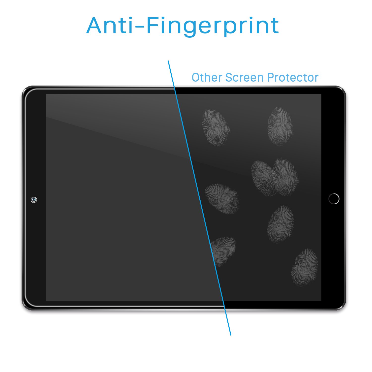 E-PRANCE Screen Protector for Apple iPad Pro 10.5 inch (2017), Tempered Glass Film … (iPad Pro 10.5 inch Screen Protector) - Lifetime Replacement Warranty