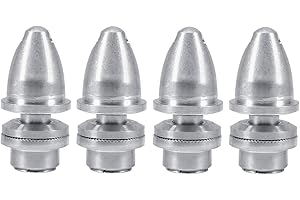 RuiLing 4pcs 3.17mmxM5 RC Airplane CW Propeller Adaptor Model Airplane Electric Aircraft DIY Parts Aluminum Bullet Airplane Spinner for 3.17mm Shaft Motor