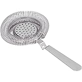 1PC Bar Cocktail Strainer Stainless Steel Fine Filtering Bar Tool Drink Strainer For Home Use,