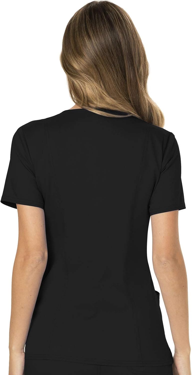 CHEROKEE Workwear Revolution Mock Wrap Scrub Top: Clothing