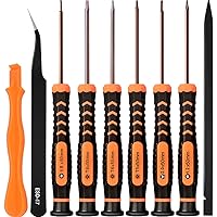 TECKMAN 9in1 Macbook Repair Kit with T5 T6 T8 Torx Screwdriver,P5 Pentalobe,Ph000 Phillips and 2.0Y Tripoint Screwdriver Set 