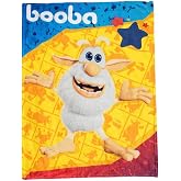 Booba Blanket 60" &times; 40" &ndash; Official Cartoon Character from the Hit TV Series &ndash; Soft &amp; Cozy Throw for Kids, Boys &amp; Girls &ndash; Fun Bedding for Bedroom, Couch &amp; Travel