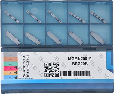 CDBP MGMN200-M Carbide Grooving Inserts PVD Coated 10pcs for MGEHR MGEHR Tool