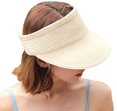Amazon ココマリ 折り畳み サンバイザー レディース 麦わら 帽子