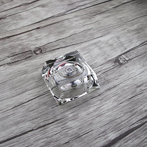 Solar System 3d Crystal Ball With Led Lamp Base Clear 80mm