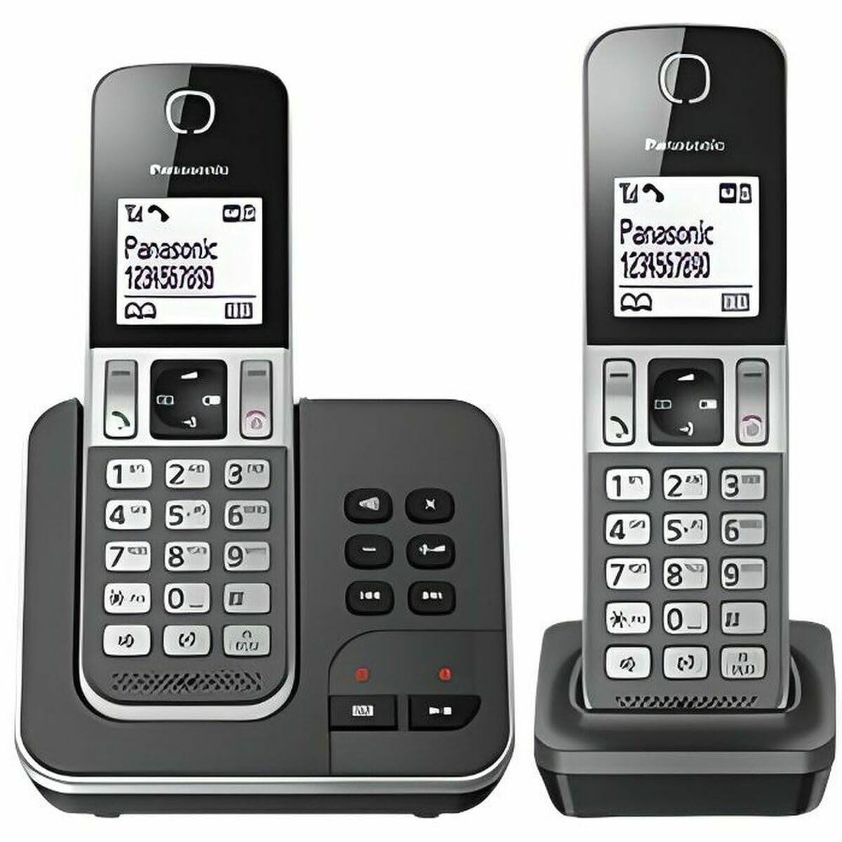 TELEPHONE FIXE PANASONIC TELEPHONE DECT DUO Noir