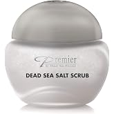 Premier Body Salt Scrub for Dry Skin - Breeze Scent 10.5 Oz | Exfoliating Salt Scrub with Dead Sea Salt, Jojoba, Sweet Almond &amp; Grape Seed Oils, Foot and Hand Exfoliator, Vitamin E