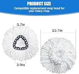 DRSUMLF 5pk Mop Replacement Heads for Vileda 1 Tank System Microfiber Deep Clean view 4