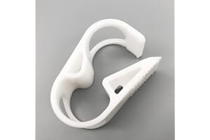 JIUMEI 10PCS 18-25mm/3/4''-1'' Extra Large Plastic Tubing Clamp 10-Grade Adjustable for Flow Control Shut off Hose Clip Tube Clamp Pinch