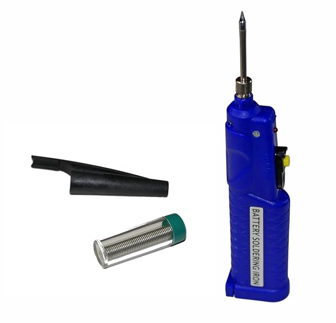 Modellbau Eibl® Lötkolben Batteriebetrieben mit Lötzinn 8w 4,5V - Ideal für den Modellbau und für Elektronik Anwendungen