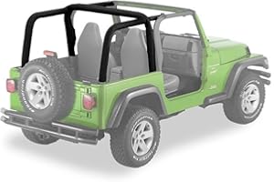 Bestop Sport Bar Cover - Jeep '07-18 Wrangler JK 4-Door (Black Diamond)