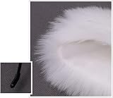 Camelliass Faux Fur Fox Cat Ears Headband White Hair Hoop Cosplay view 3