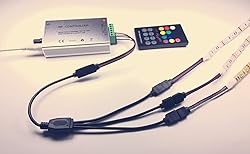 TronicsPros 2pcs 4 Pin LED Splitter Cable RGB LED